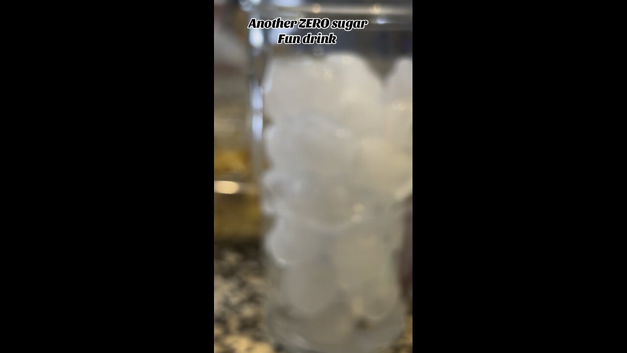 ZERO SUGAR fun drink