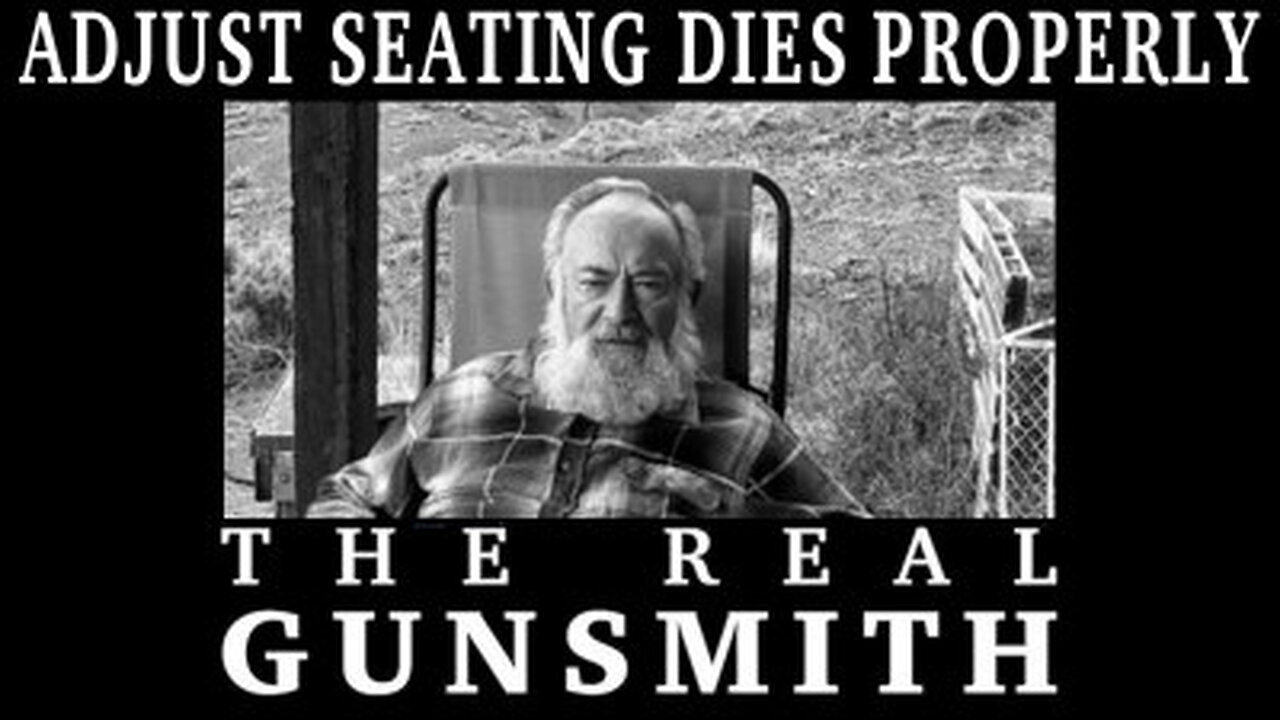 Adjusting Seating Dies Properly