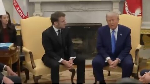 At White House, Macron and Trump talk Ukraine-Russia War; negotiations for possible peace, ceasefire