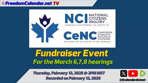 FreedomCalendar.net TV #019: National Citizen's Inquiry Fundraiser