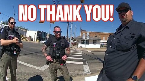 🚨BODYCAM EXPOSES OTTO The WATCHDOG UNLAWFULLY DETAINED Over SIGNS by CODE ENFORCEMENT! #Winnsboro