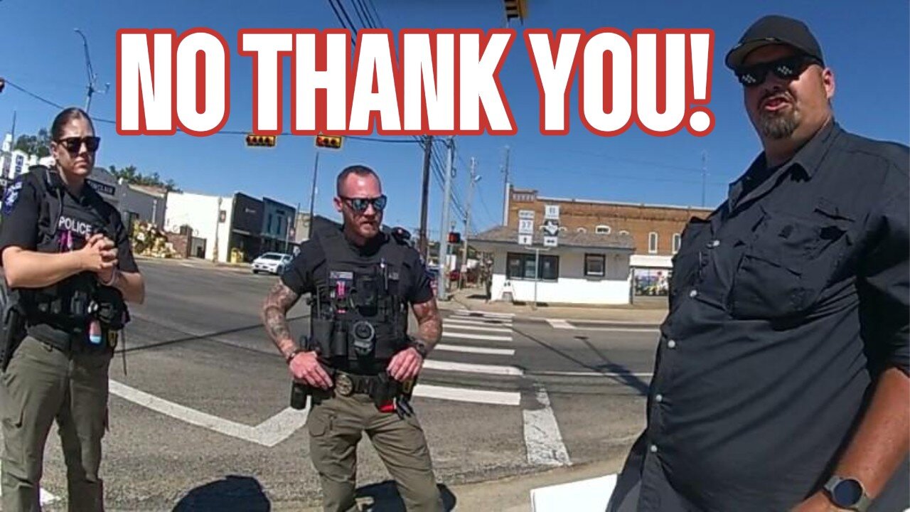 🚨BODYCAM EXPOSES OTTO The WATCHDOG UNLAWFULLY DETAINED Over SIGNS by CODE ENFORCEMENT! #Winnsboro