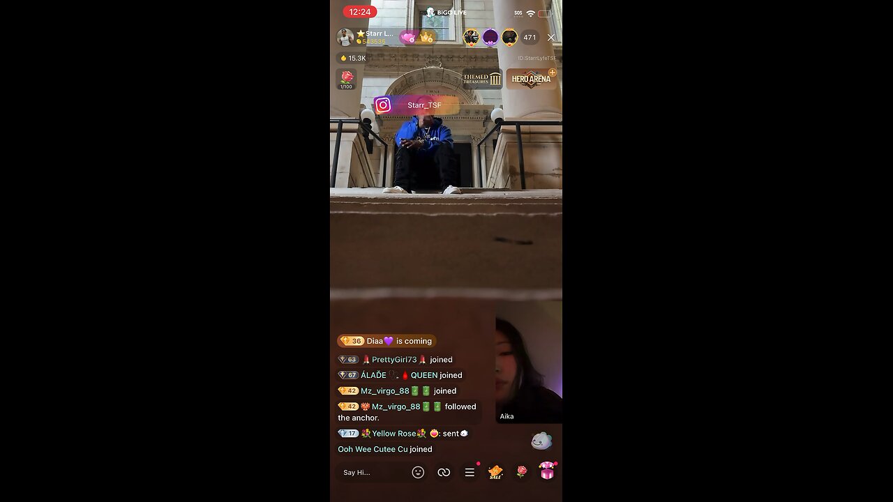 Starr lyfeeee (tkoMans) shooting a video 👀