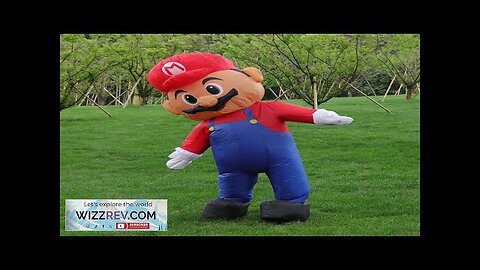 Super Plumber Mari Red hat Inflatable Monster Costume Cosplay Costumes For Adult Review