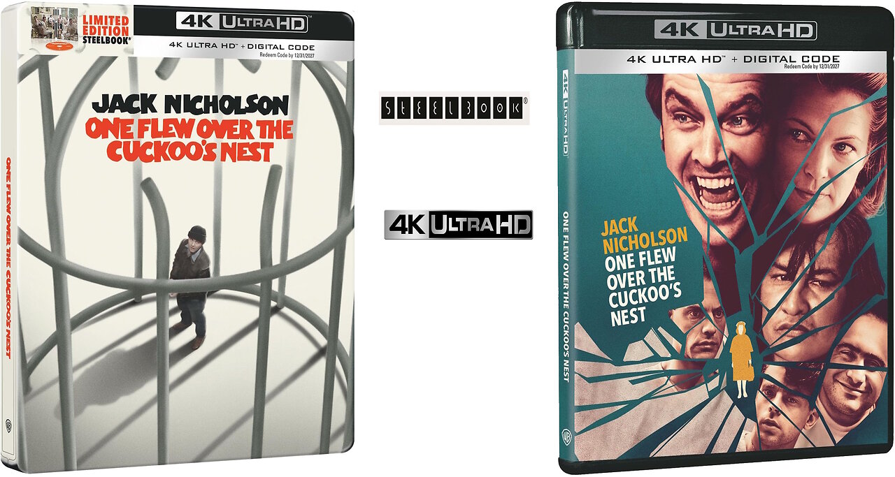 One Flew Over the Cuckoo's Nest [Limited Edition 4K UHD Steelbook & Standard 4K UHD]