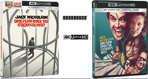 One Flew Over the Cuckoo's Nest [Limited Edition 4K UHD Steelbook & Standard 4K UHD]