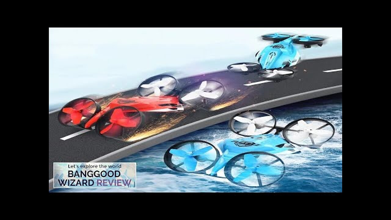 JJRC H113 3-IN-1 AIR Water Land Mode Multifunction Waterproof 2.4G RC Toys Review