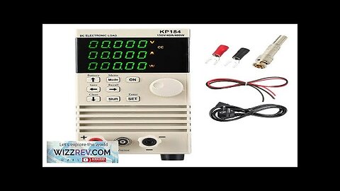 KP184 DC Electronic Load Battery Capacity Tester RS485/232 400W 150V 40A AC220V Review