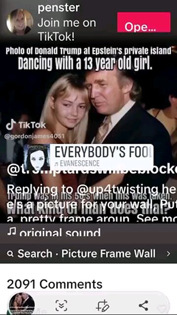 Trump with 13 year old Katie Johnson.