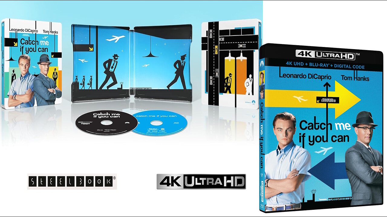 Catch Me If You Can [4K UHD & Blu-ray Limited Edition Steelbook & Standard Editions]