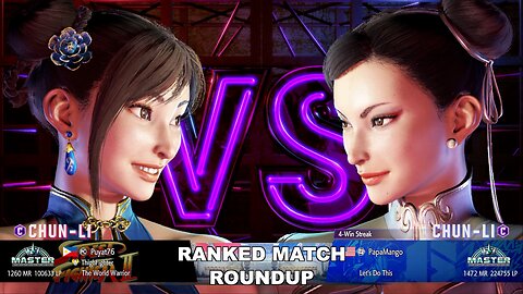 Kuya Kalbo SF6 Ranked Roundup. Chun Li Master Rank [Hori Fight Stick]
