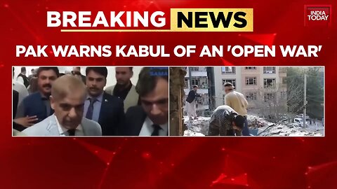 Pakistan warns kabul of open war