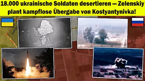 ⚔️ 18.000 ukrainische Soldaten desertieren – Zelenskiy übergibt Kostyantynivka 🛡️🔥 Ukraine krieg