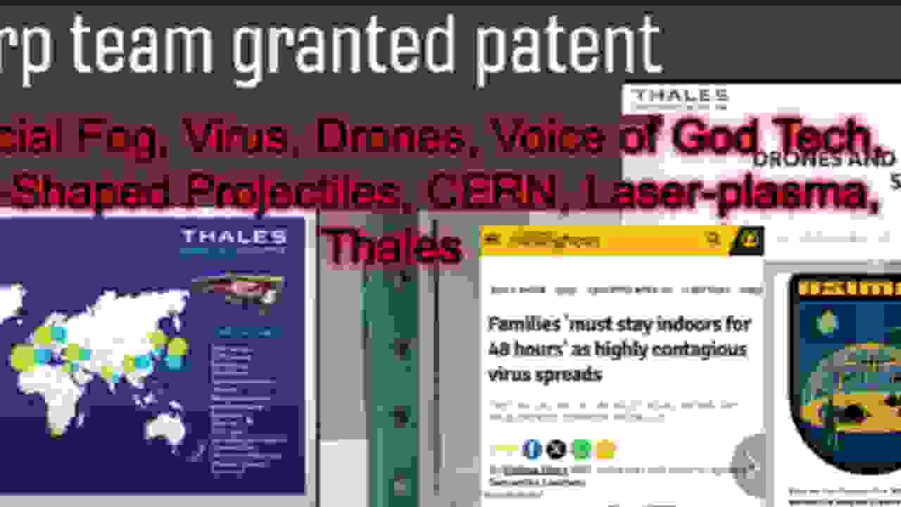 🔥Artificial Fog, Virus, Drones, Tech, Disk-Shaped Projectiles, CERN, Laser-plasma, Thales