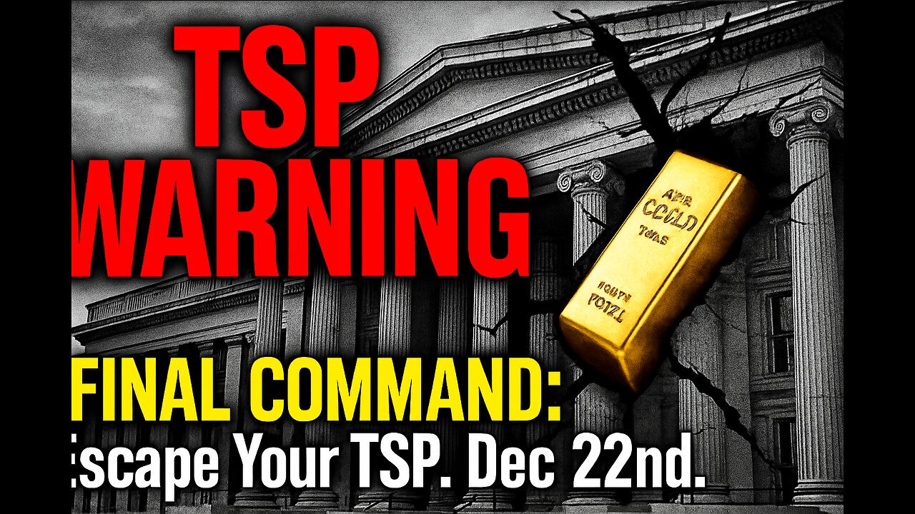 TSP WARNING: Escape Your Thrift Savings Plan. Dec 22nd.