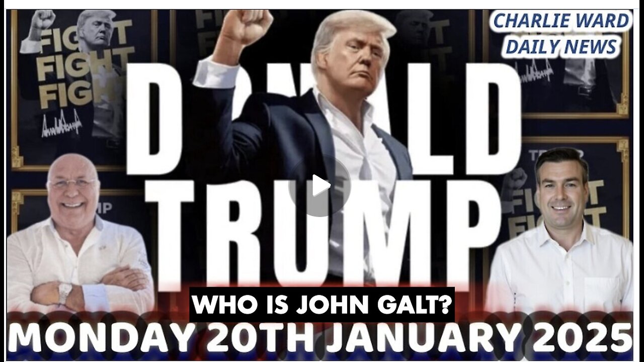 CHARLIE WARD DAILY NEWS- THE INAUGURATION. A NEW DAY BEGINS. SGANON, JUAN O'SAVIN