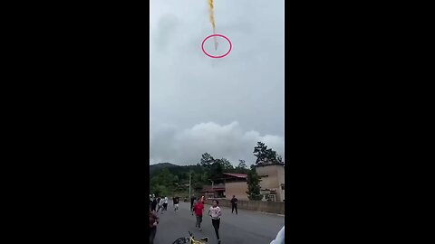 China Rocket Crashes On Town