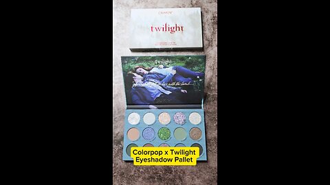Colorpop Twilight Eyeshadow Pallet Limited Edition Metallic and Matte Finishes High Pigment Makeup