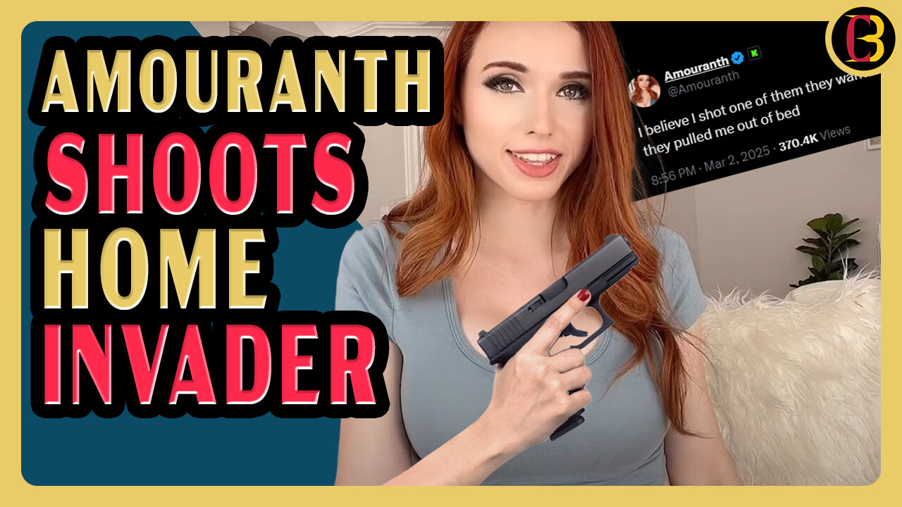 AMOURANTH Saved by 2nd Amendment | Armed Home Invader Tried to Steal Crypto