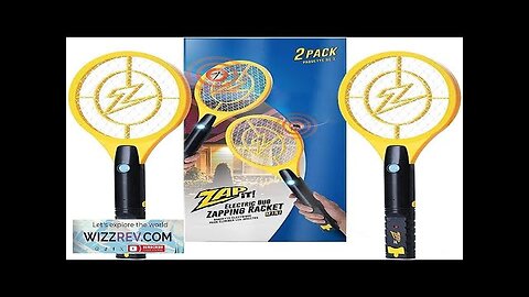 ZAP IT! Electric Fly Swatter Racket and Mosquito Zapper High Duty Review