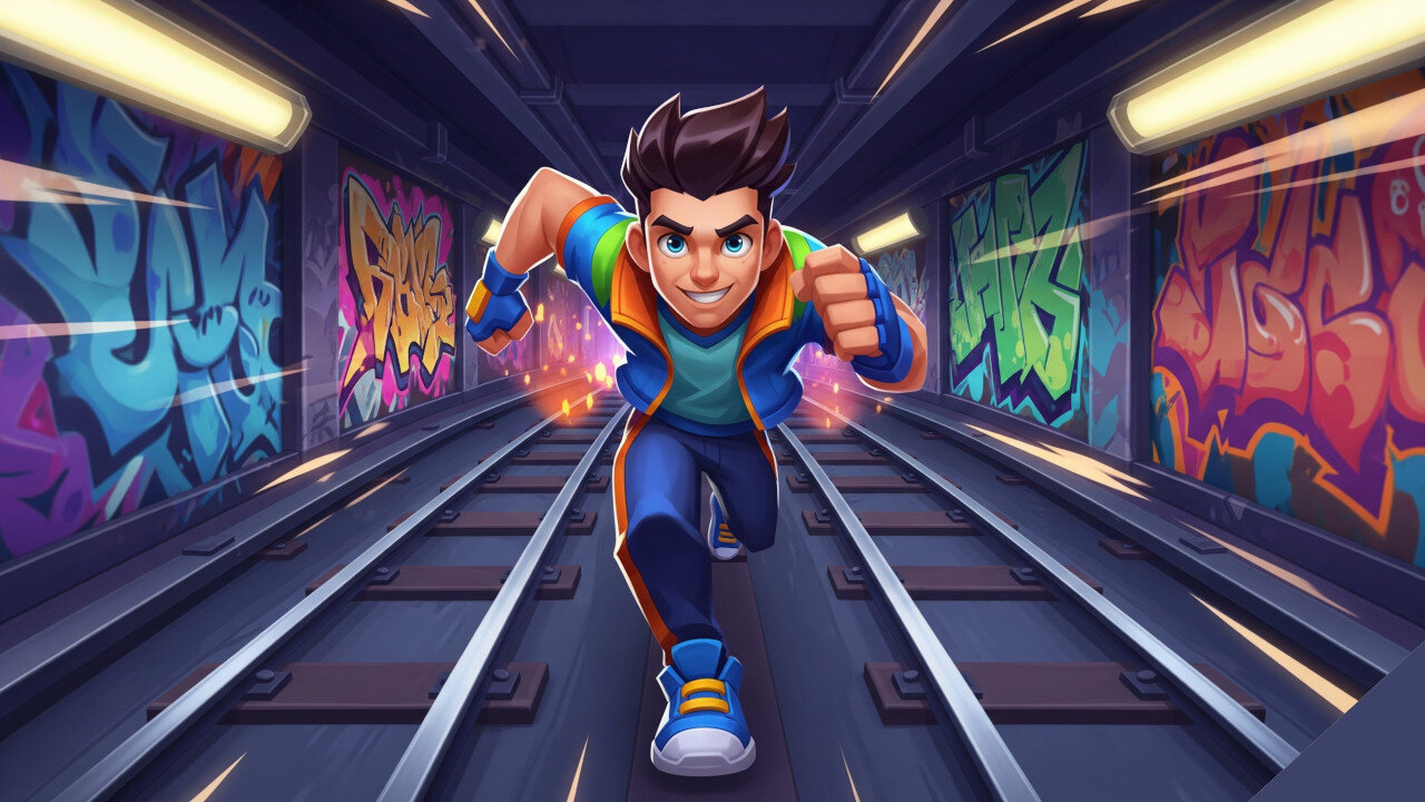 Godot 4.4 Subway Surfers Replica (Moving Train)