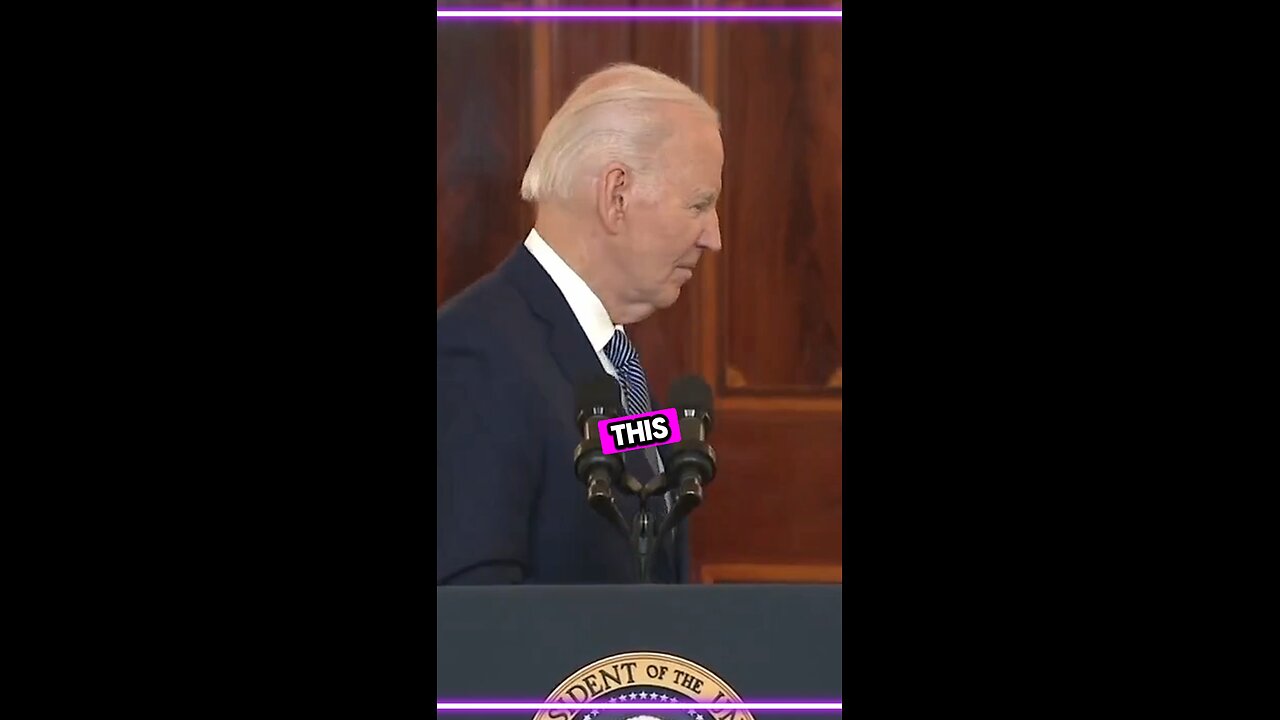 Joe Biden’s Very Last Words In Public