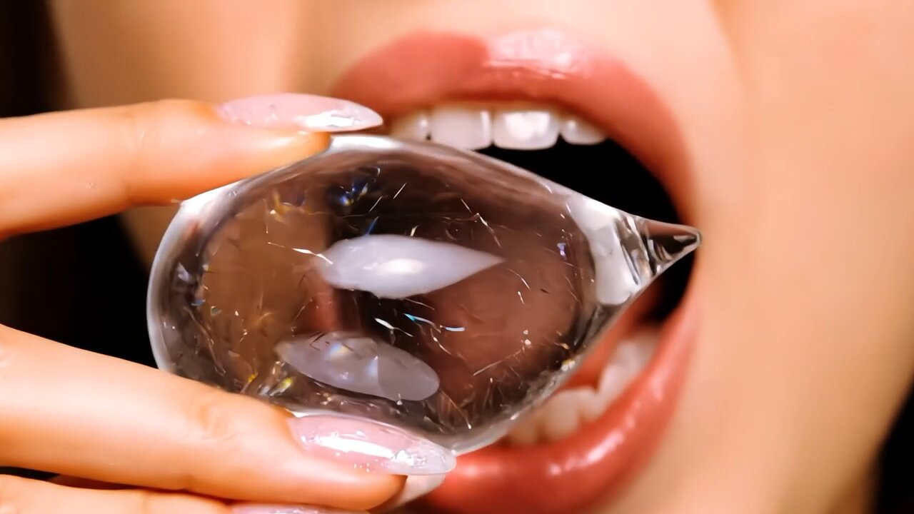 Hard Jelly eating asmr #ai #asmr #aismr