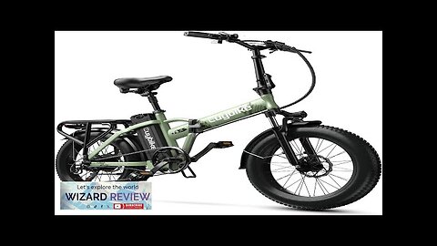 Foldable Electric Bike for Adults 30+MPH 48V 20Ah Removable Lithium Battery Review