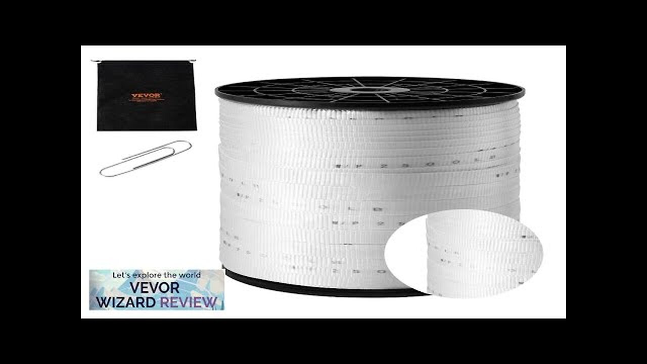 VEVOR Polyester Pull Tape 3/4" x 1053' Mule Tape Flat Rope 2500 Review