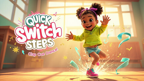 Quick Switch Steps | Kids Dance Routine with Clap Cues