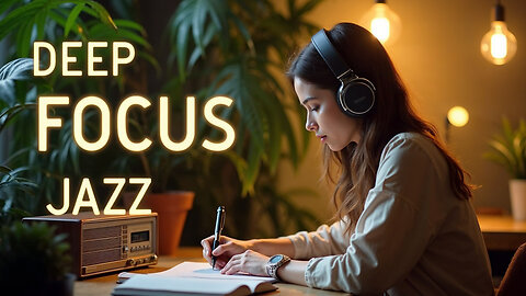 Deep Focus Jazz | Smooth Instrumental Music for Studying & Concentration