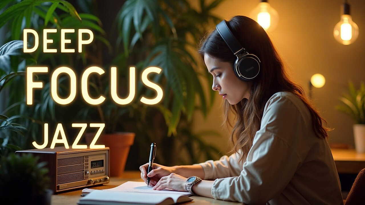 Deep Focus Jazz | Smooth Instrumental Music for Studying & Concentration