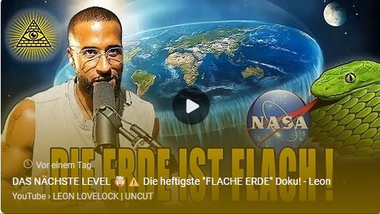 DAS NÄCHSTE LEVEL 🤯⚠️ Die heftigste "FLACHE ERDE" Doku! 20.10.2025 Leon Lovelock