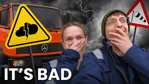 We stormproofed our truck camper workshop... and then this happened