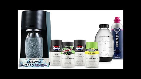 SodaStream Terra Sparkling Water Maker Bundle in Black includes CO2 Carbonating Review