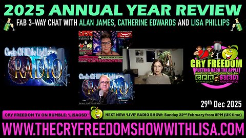 2025 ANNUAL REVIEW: Alan James, Catherine Edwards, Lisa Phillips 🥂🍾🥂