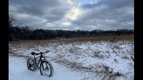 Palos Forest Preserve | Illinois | Fat Biking | Mixed Conditions