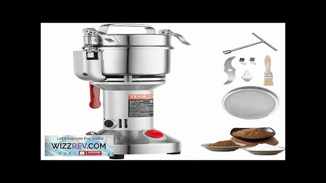 VEVOR 300g Commercial Spice Grinder Electric Grain Mill Grinder High Speed Review