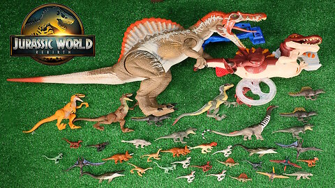 37 Jurassic World Rebirth Dinosaur Toys Unboxed Hammond Collection True FX Spinosaurus Mattel 67