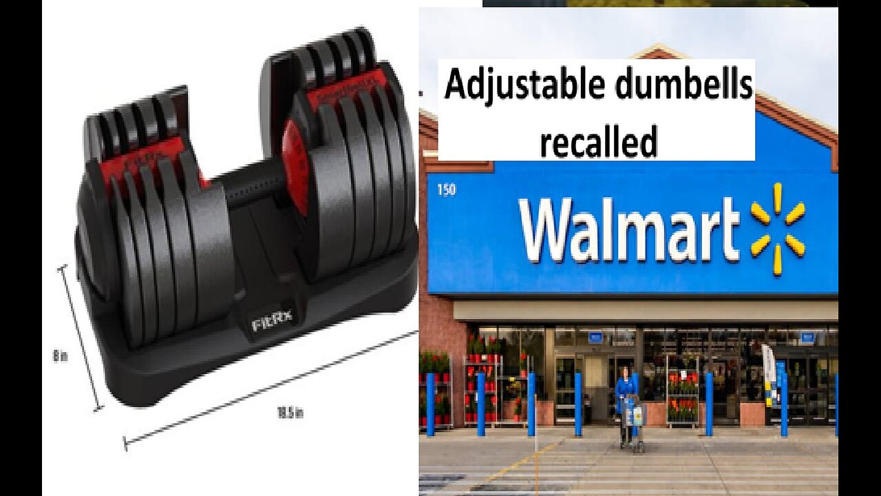 Adjustable weights recalled may break during use