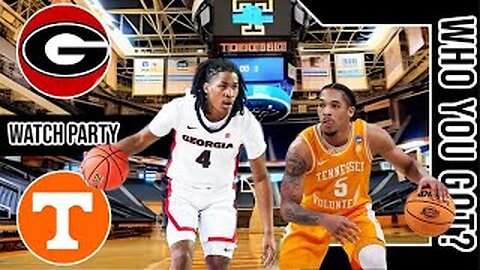 Georgia Bulldogs vs Tennessee Volunteers | Live Play by Play | Watch Party Stream | SEC 1-15-2025🏀🔥