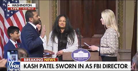 SWEARING IN CEREMONY🇺🇸✋🏛️👩‍⚖️OF UNITED STATES FBI DIRECTOR🏛️🕵️‍♂️💫