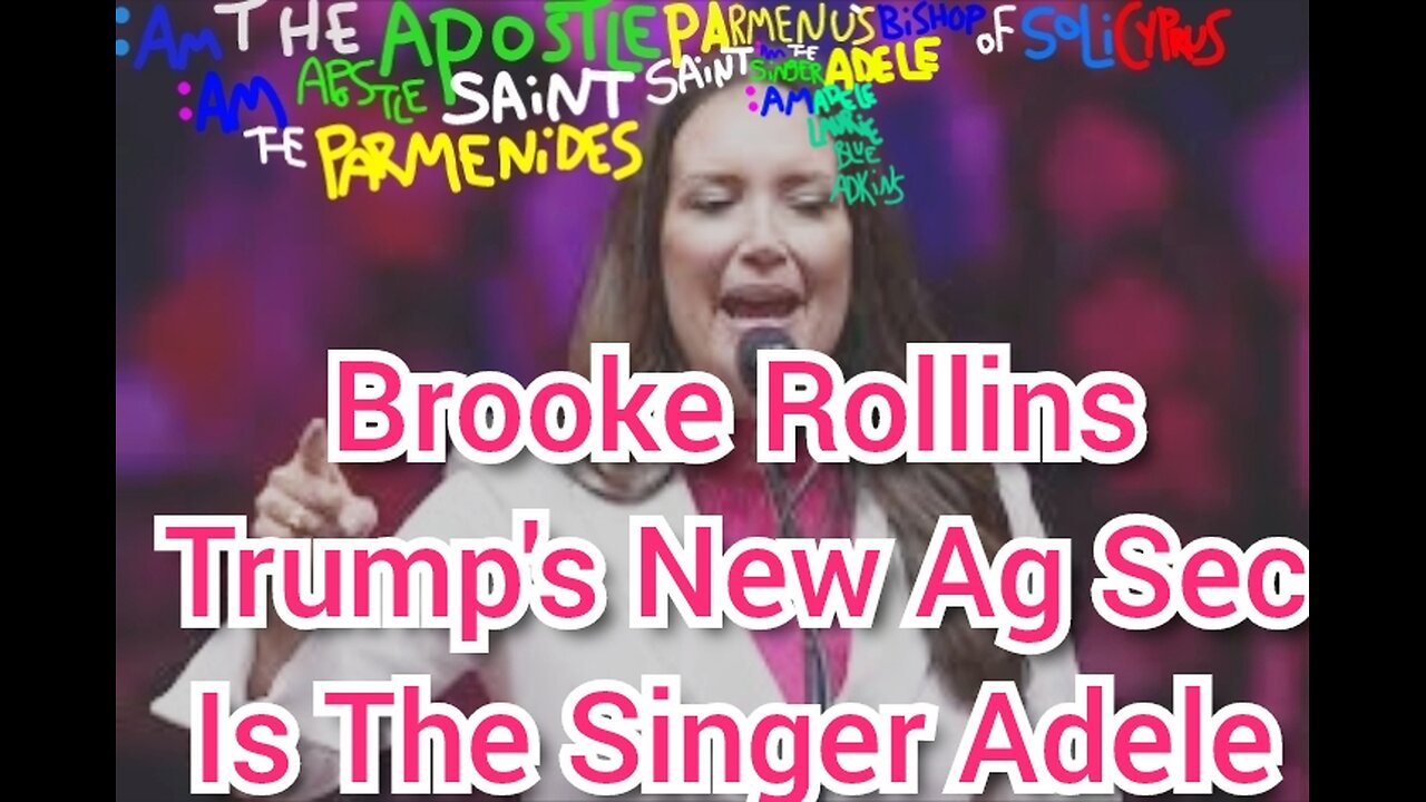 Brooke Rollins, Trump's New Ag Sec Is The Singer Adele