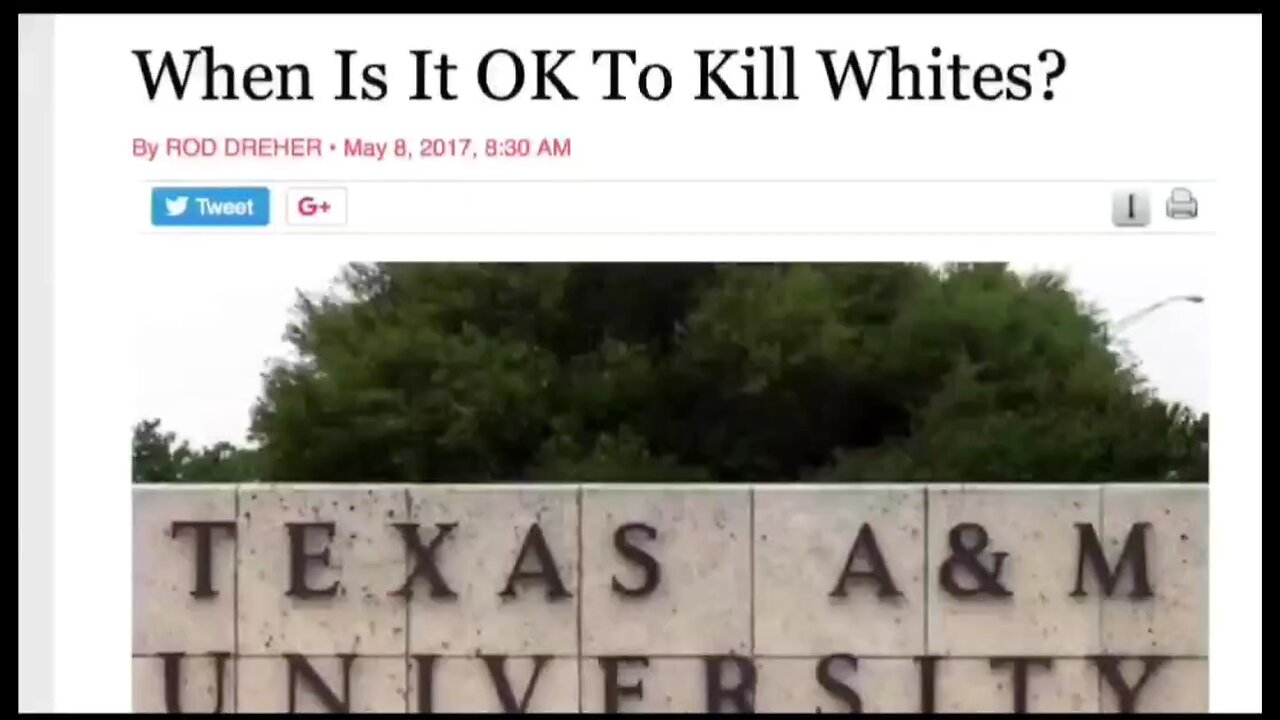 They are radicalizing the world against White people