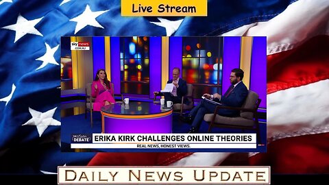 557b: Sky News Australia - Erika Kirk fiercely challenges online Charlie Kirk conspiracy theories