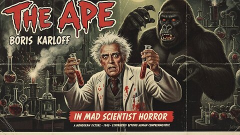 The Ape (1940) - Boris Karloff in Mad Scientist Horror