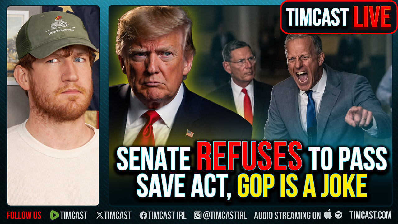 Senate REFUSES To Pass SAVE Act, GOP Is A JOKE
