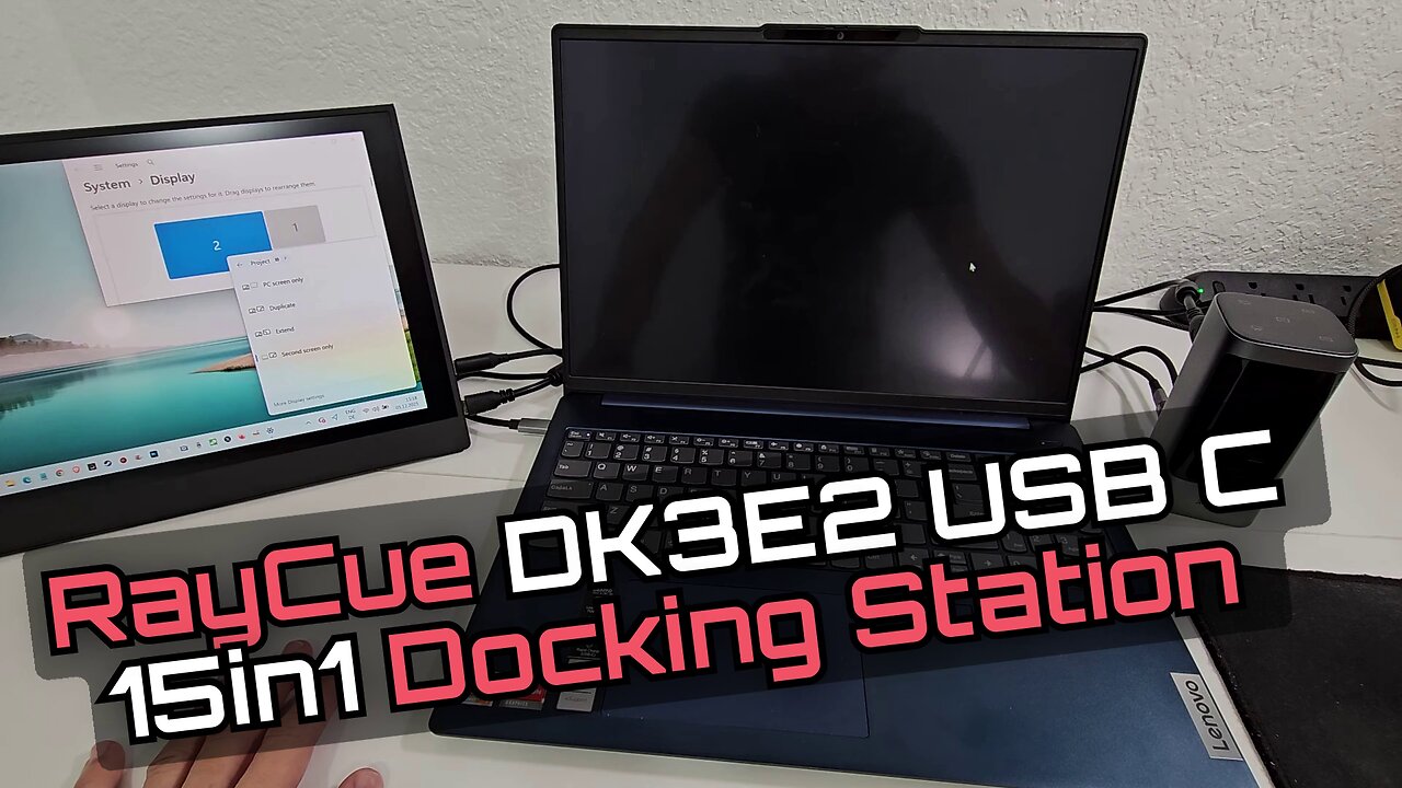 RayCue DK3E2 USB C Docking Station 15in1 Triple Display Review & Unboxing - 100W PD, 10Gbps Transfer