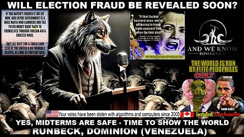 1.6.26: ELECTION Fraud revealed, Midterms SAFE, Dominion=Venezuela, Flow of INFO is VITAL, Pray!