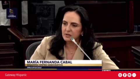 María Fernanda Cabal afirma que la izquierda envidia el progreso empresarial